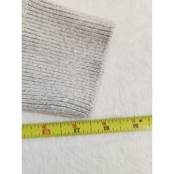 Chaps 1/4 Button Sweater Mens 2XB 2XL Big Beige Gray Long Sleeve Dadcore 90s Y2k - Picture 10 of 12